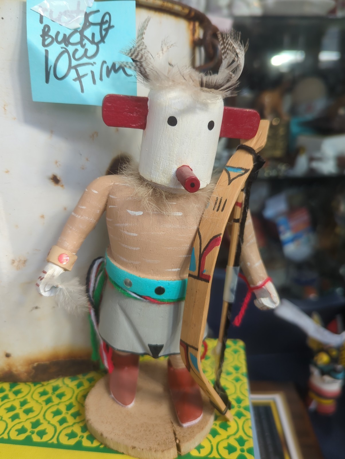Native American Cactus Kachina Doll Katsina Doll Navajo Harry Spencer Native American Cactus Kachina Doll Katsina Doll Navajo Harry Spencer