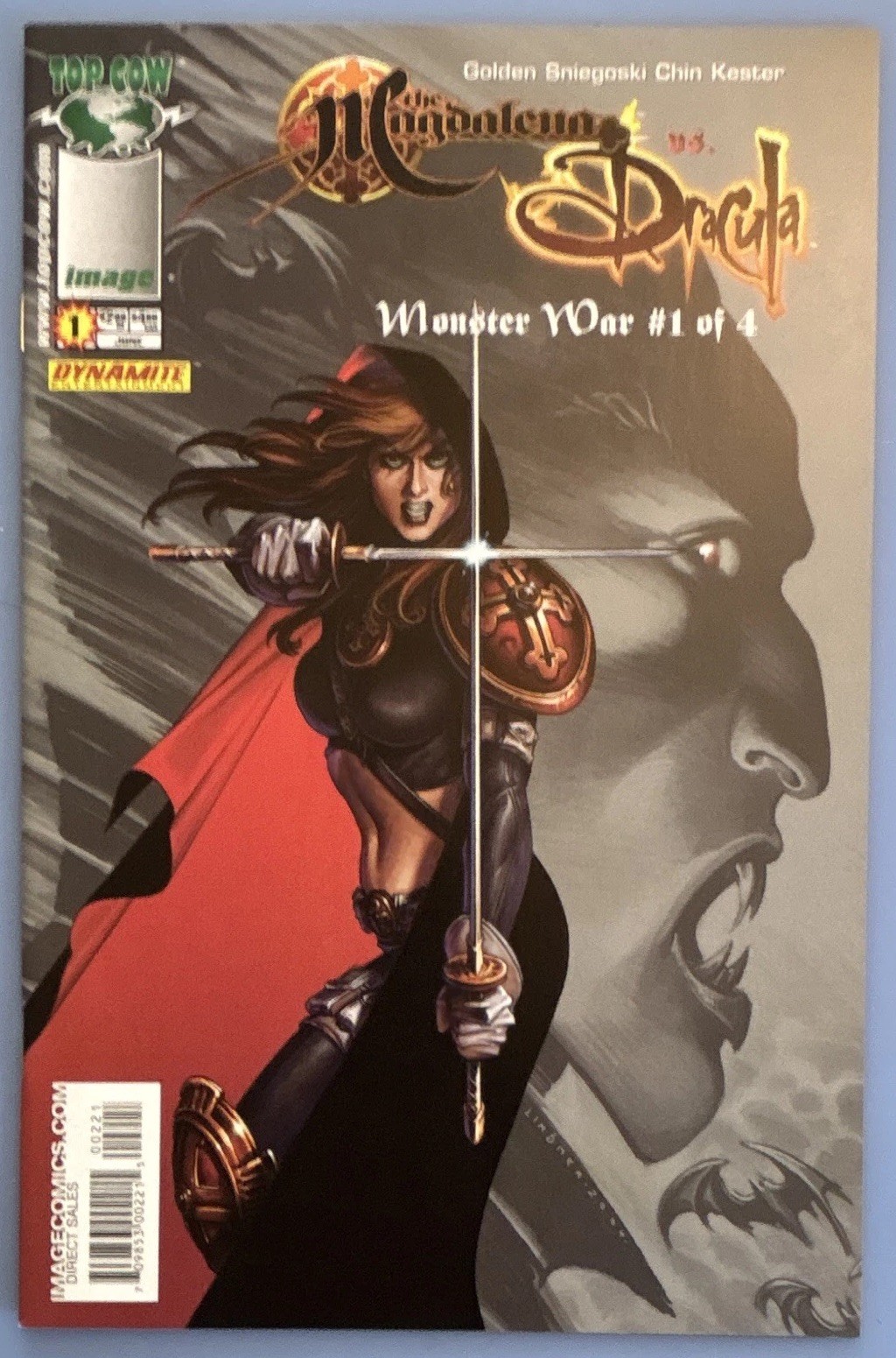 The Magdalena vs. Dracula Monster War #1 (Top Cow / Dynamite) Linsner Cover NM