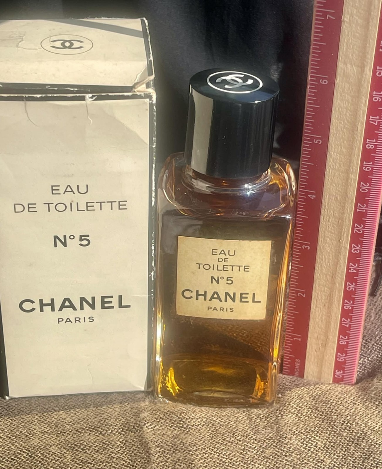 Vintage Chanel No. 5 Eau de Toilette 8 Oz Antique From Paris Full Bottle 5.5 Vintage Chanel No. 5 Eau de Toilette 8 Oz Antique From Paris Full Bottle 5.5