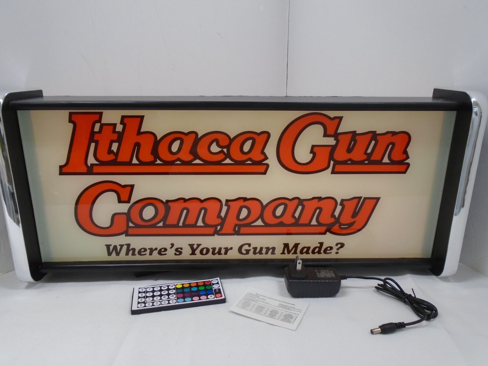 Ithaca Gun Company LED Display lighted sign lightbox Hanging Light