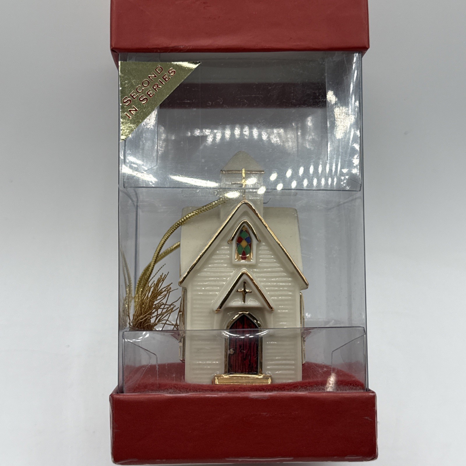 Lenox For The Holidays Chapel Ornament 2nd In Series New In Box