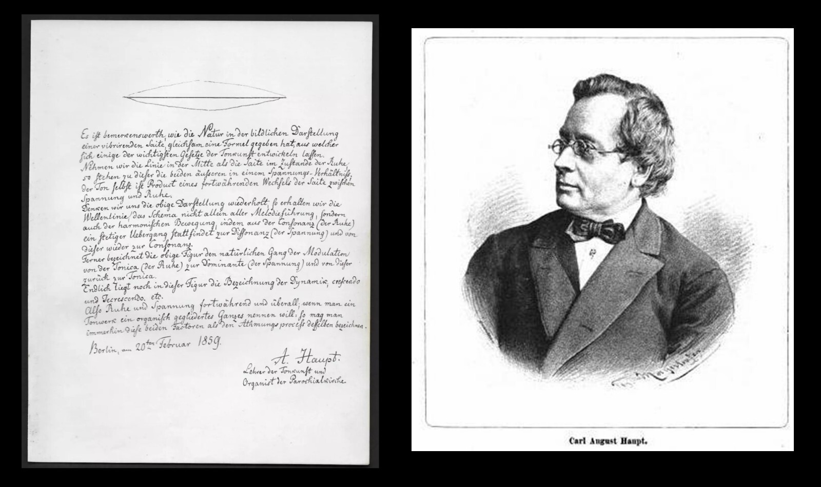 Carl August Haupt (1810– 1891) Musician 1859 ALS Civil War HANDWRITTEN Page