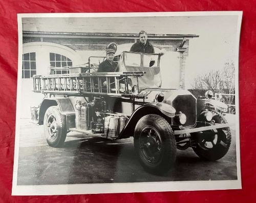 1920s American LaFrance Fire Engine - Original Car / Truck Photograph