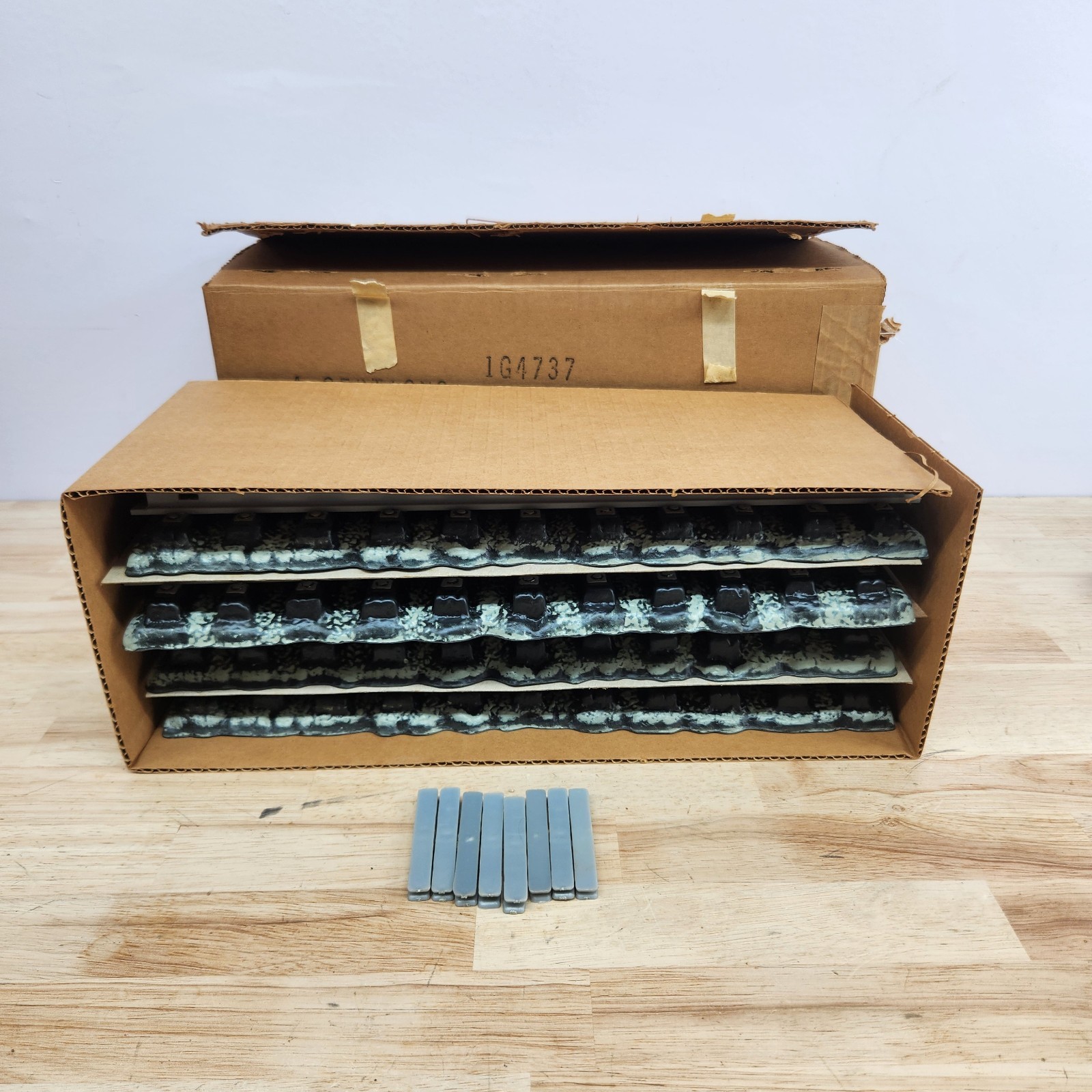 Vintage Jim Beam Train Decanter Tracks 4 Sections with 8 Clips