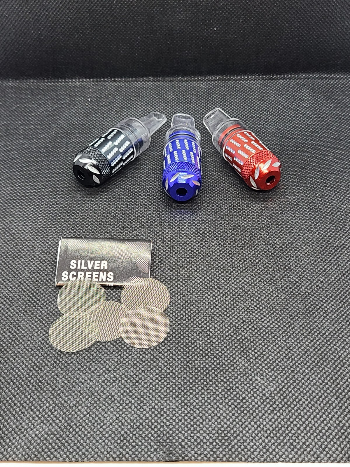 3 Sneak a Toke Metal Bullet Smoking Pipes Tobacco One Hitter Pipe w/Screens Free