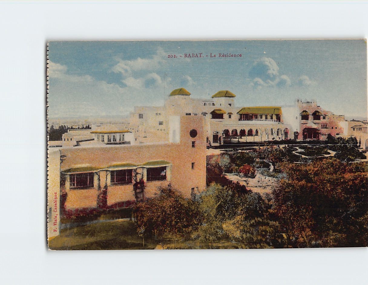 Postcard La Résidence Rabat Morocco