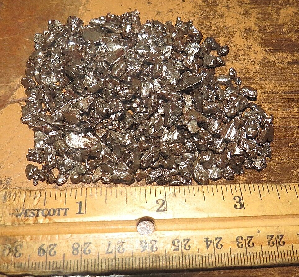 125 gm LOT OF  CAMPO DEL CIELO METEORITE CRYSTALS 0-1 GMS IN SIZE LOWEST PRICE