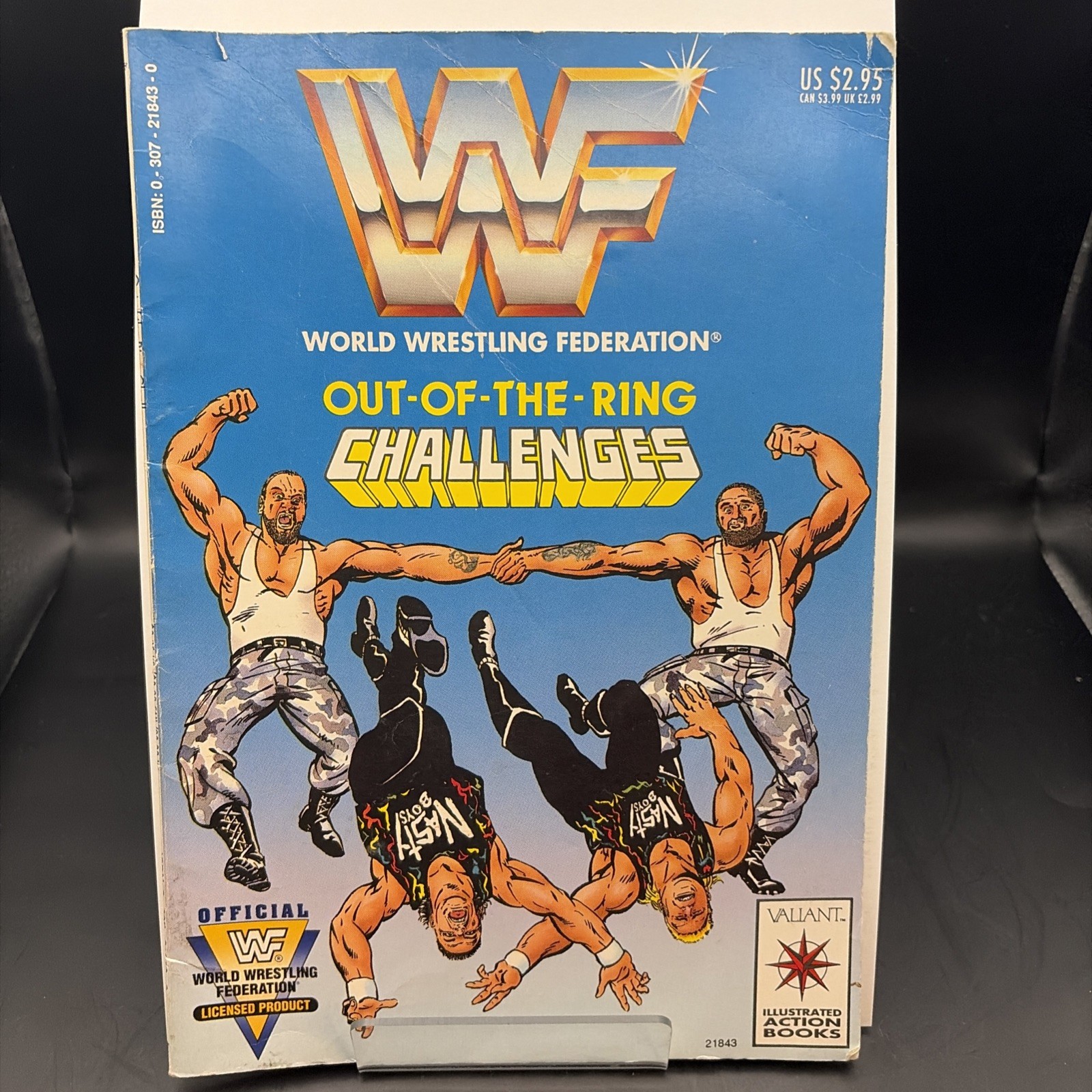 WWF WORLD WRESTLING FOUNDATION OUT OF THE RING CHALLENGES Valiant Comics WWE