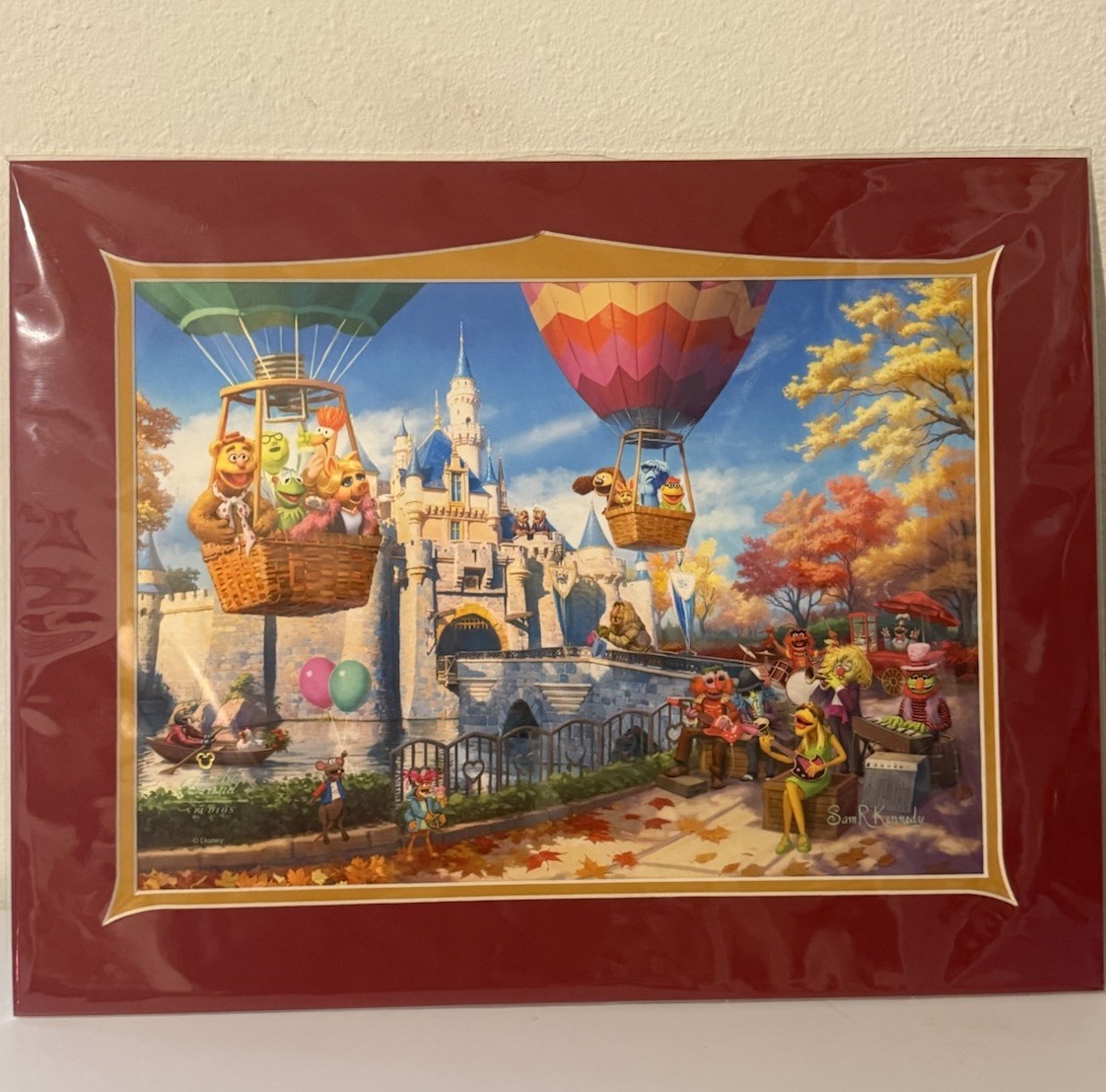 2026 Disney Parks D23 Sam Kennedy The Muppets At Disneyland 14x18” Matte Print