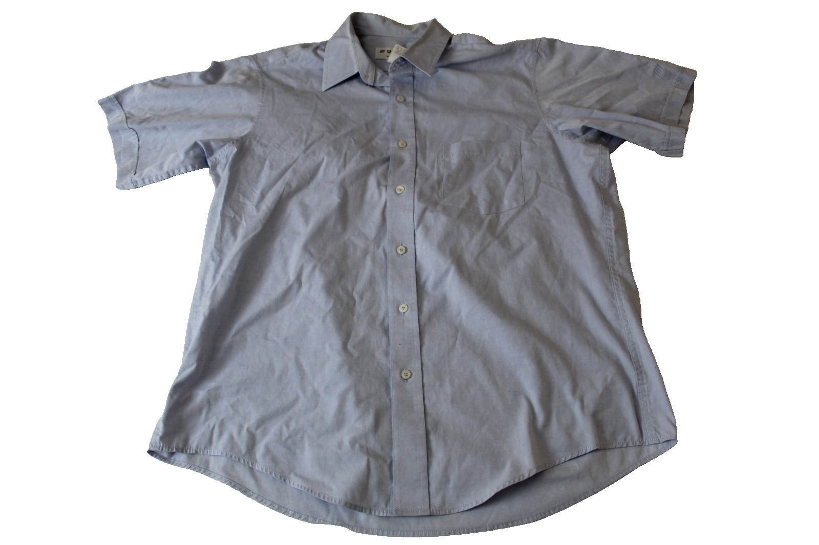 Vintage United by Brookhurst Men’s Short Sleeve Button-Up Shirt Size 17