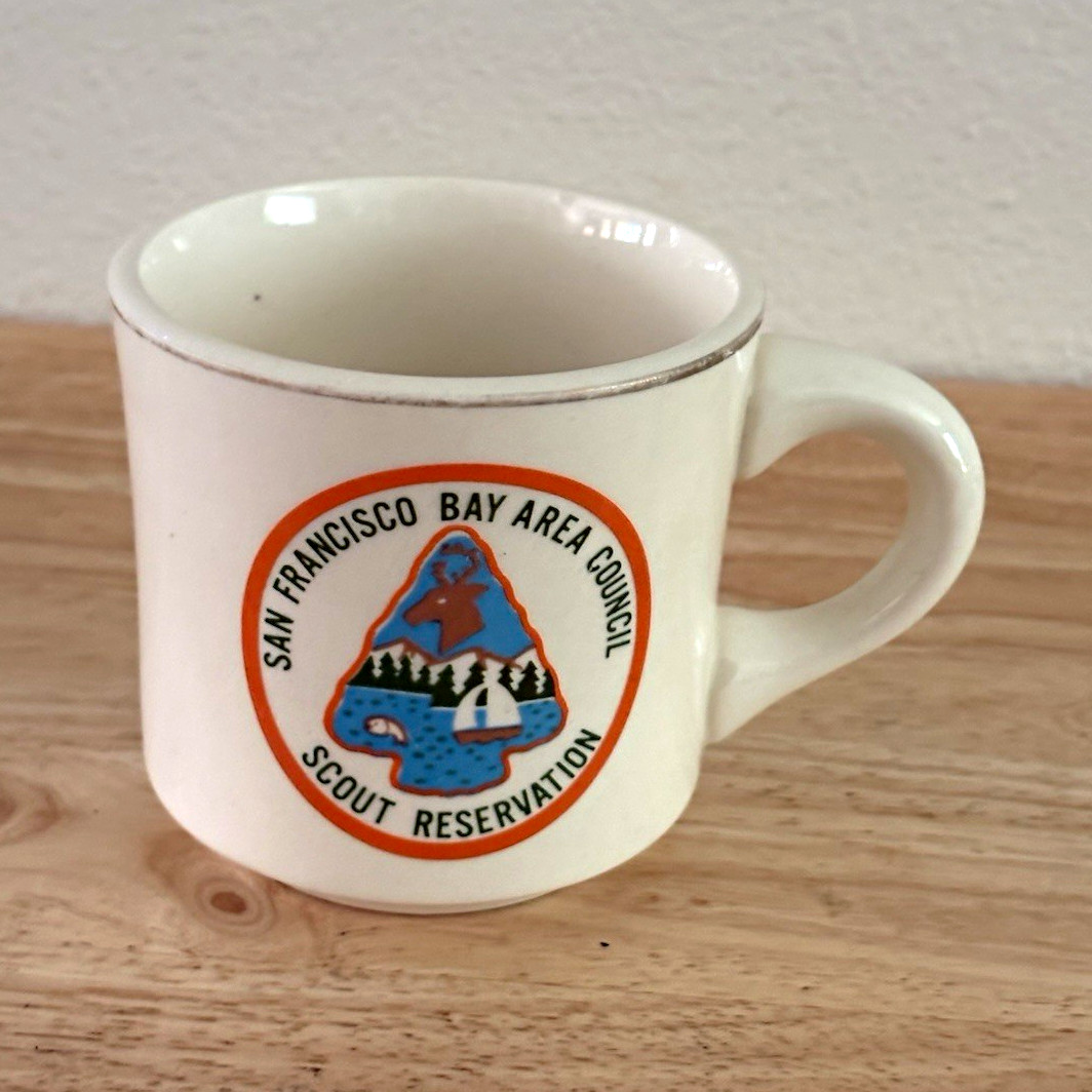 Vintage BSA San Francisco Bay Area Council Scout Reservation Coffee Mug Diner Vintage BSA San Francisco Bay Area Council Scout Reservation Coffee Mug Diner