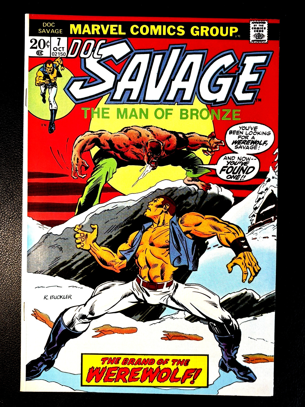 DOC SAVAGE #7 (10/73 9.6) PERFECT MINT 20c BRONZE-AGE WEREWOLF RICH BUCKLER