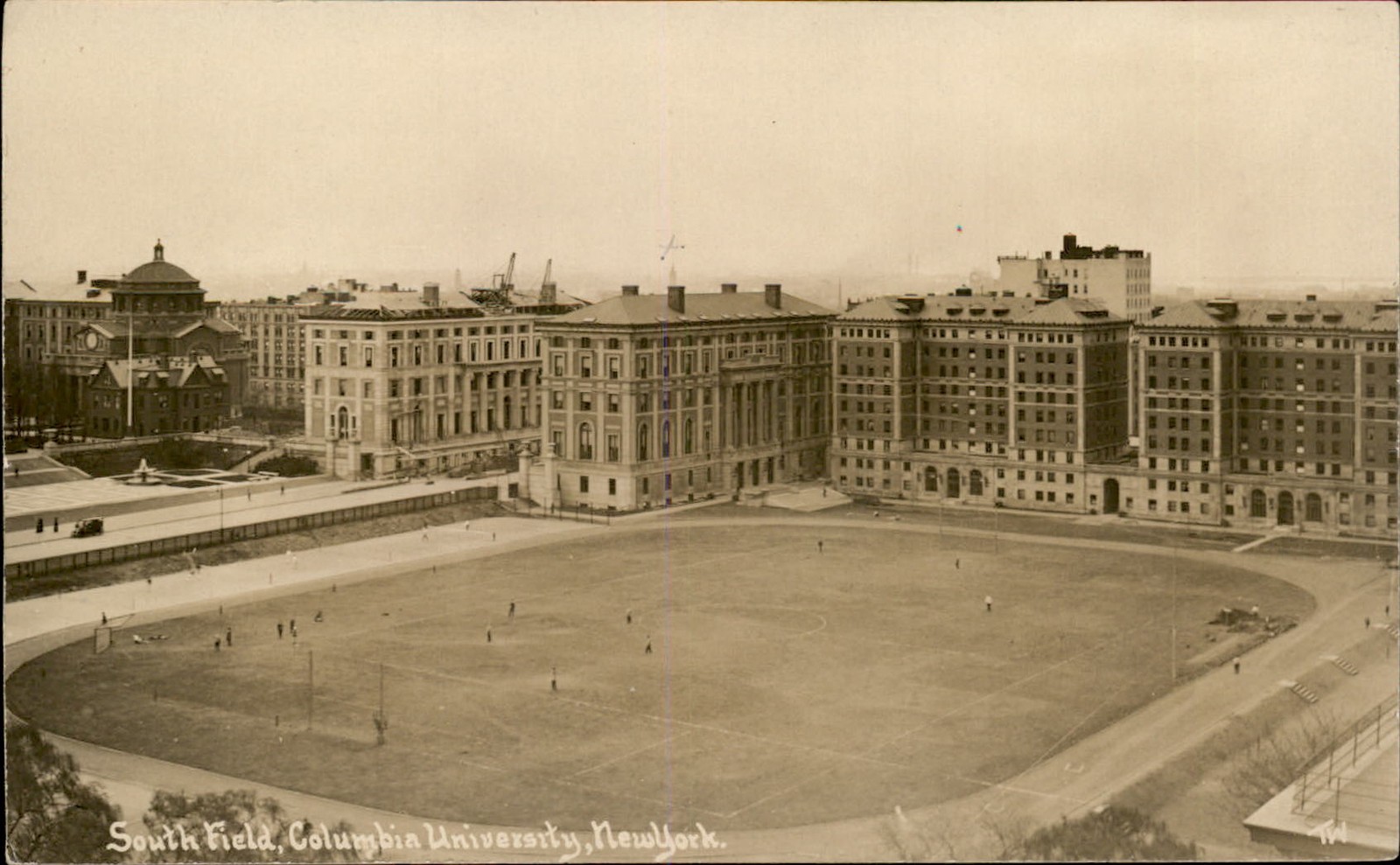 New York NY Columbia University T. Wilkerson c1900s-10s Real Photo Postcard bhn