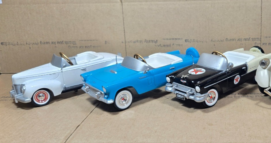 LOT of 3 GEARBOX Collectible Diecast Pedal Driven Cars - 1:43 Scale