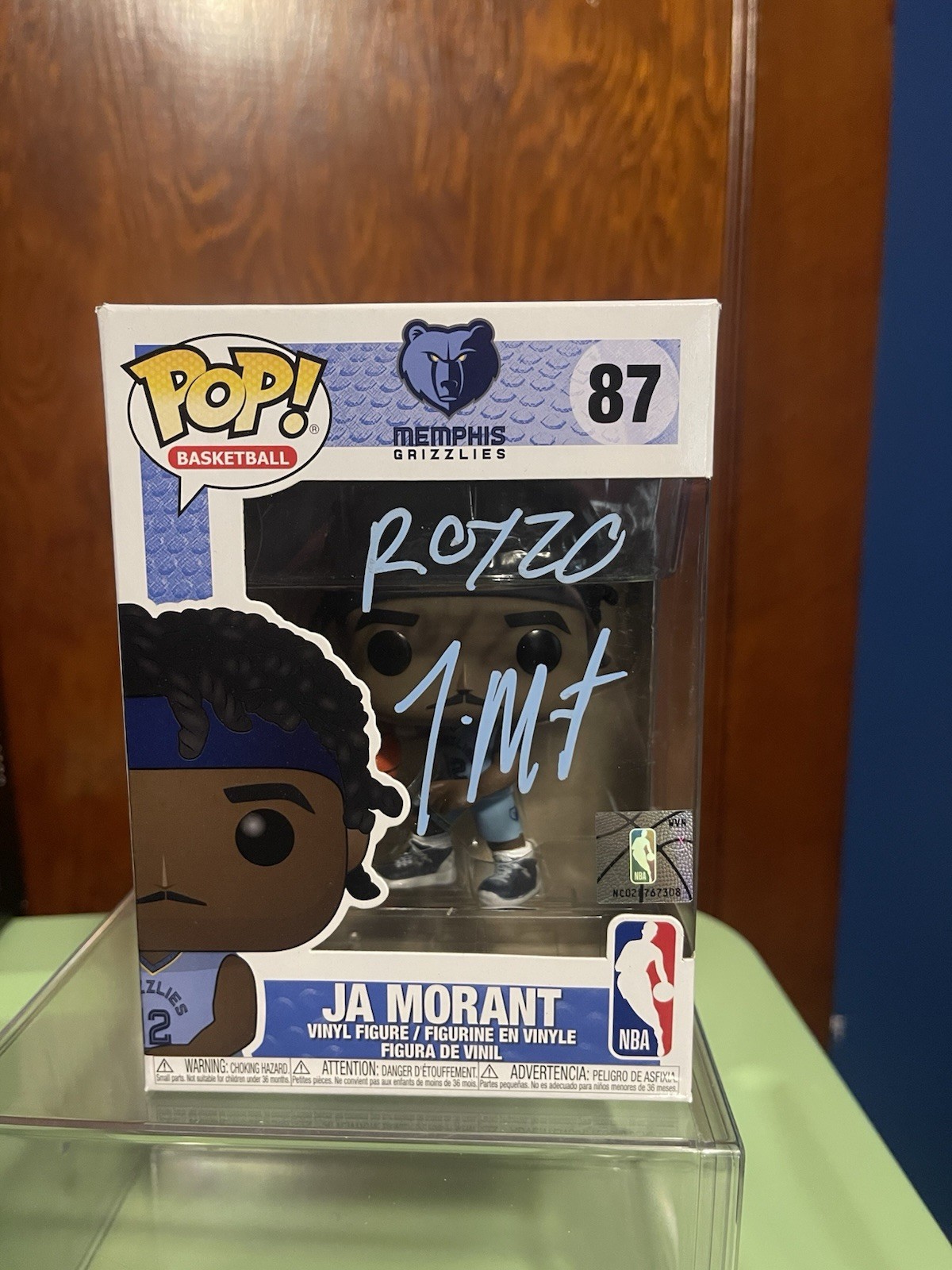 Funko Pop Ja Morant #87 Signed With Inscription— JSA COA — Rare Funko Pop Ja Morant #87 Signed With Inscription— JSA COA — Rare