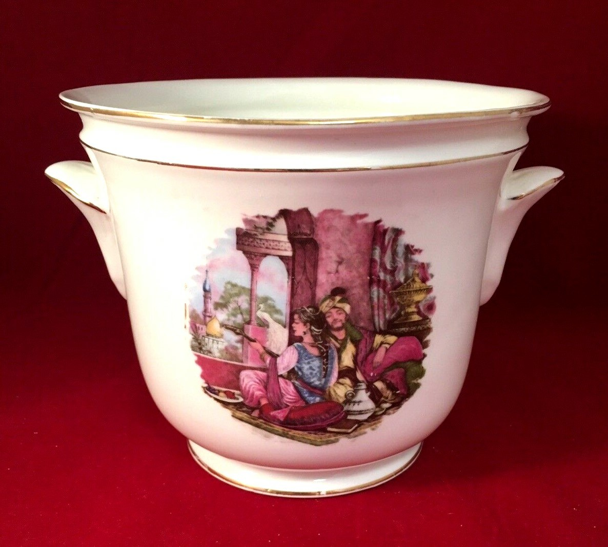 Hitkari U.P.C. India Bone China Centerpiece Bowl Planter 5\