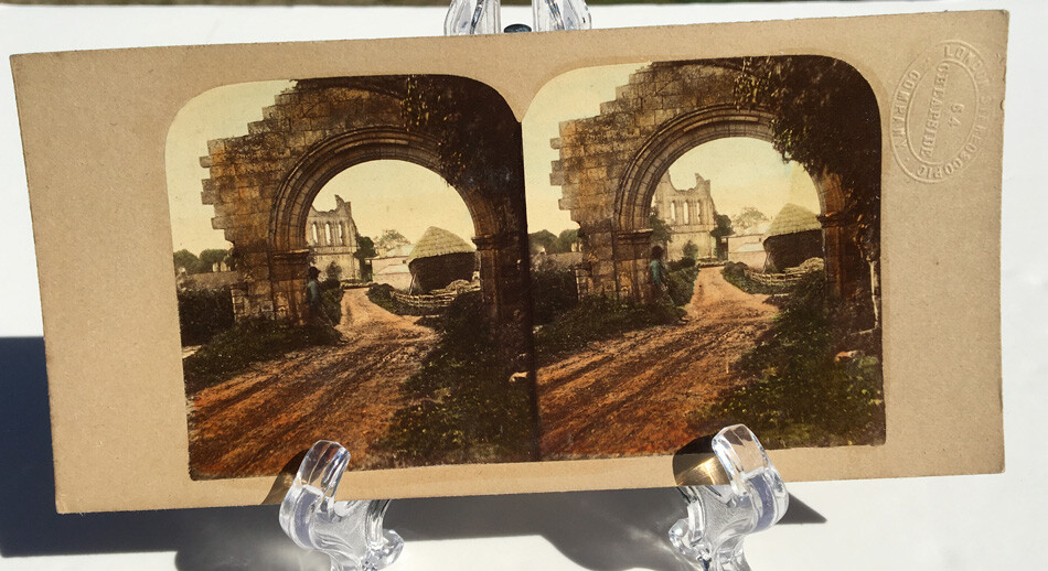 1856/59 STEREOVIEW HAND TINTED 