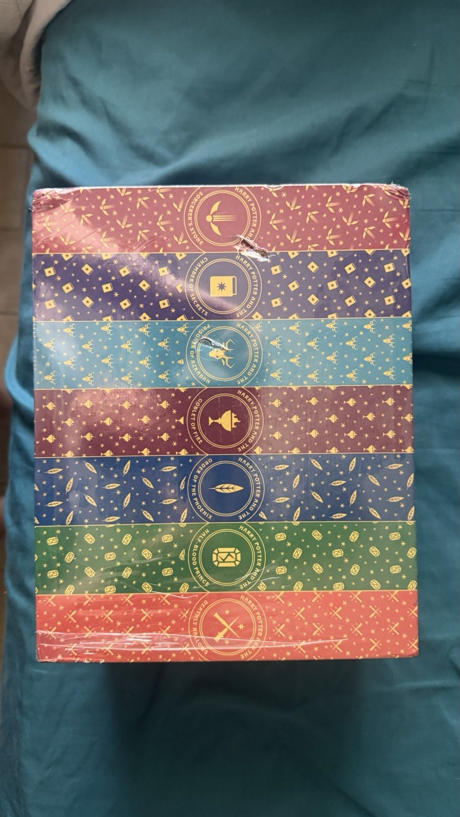 Harry Potter Box Set Books 1-7 Stenciled Edges - by J. K. Rowling (Paperback) Harry Potter Box Set Books 1-7 Stenciled Edges - by J. K. Rowling (Paperback)