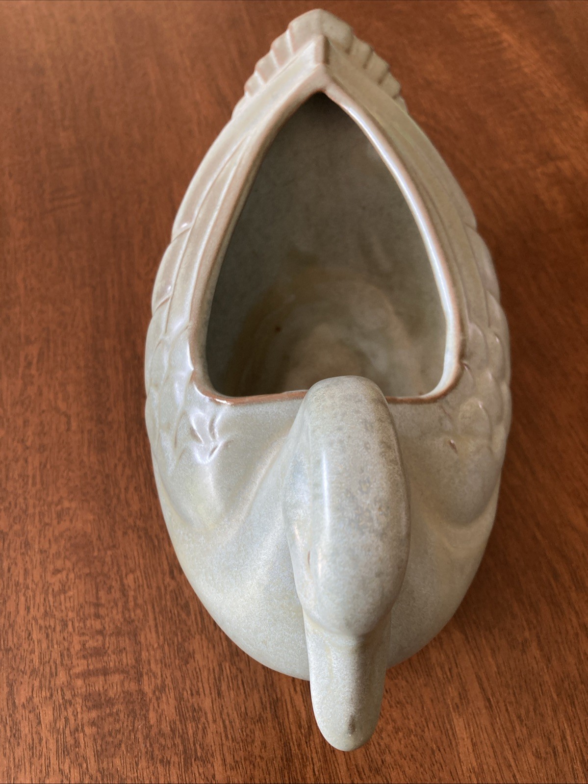 Vintage 1950s Frankoma Handcrafted  Mallard Duck Planter