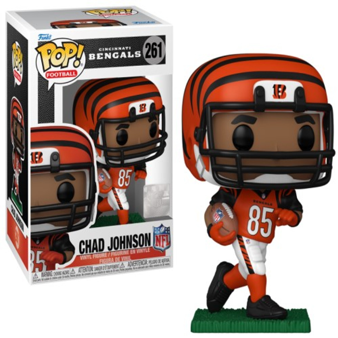 CHAD JOHNSON - CINCINNATI BENGALS - FUNKO POP - BRAND NEW - NFL 79698