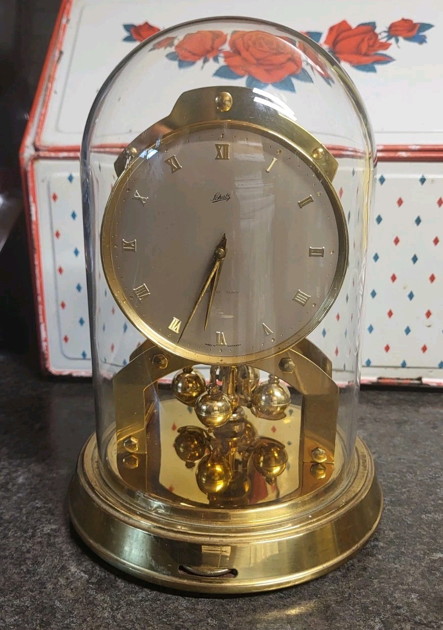 Vintage Schatz & Sons 1000 Day  Torsion Pendulum Clock , 2 Jewels Model 54 , 9\