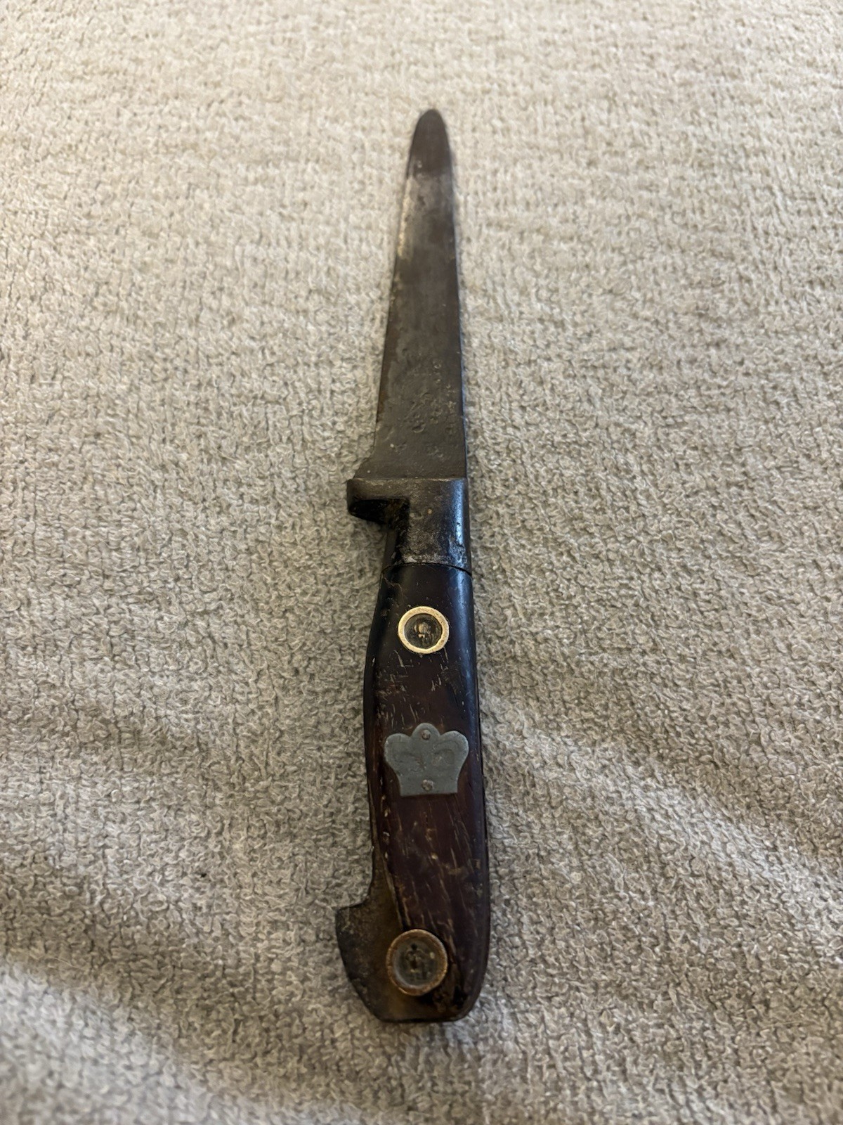 Antique Heller Bros Gesetzlich Geschutzt Prussia Trade WW1 Trench Utility Knife
