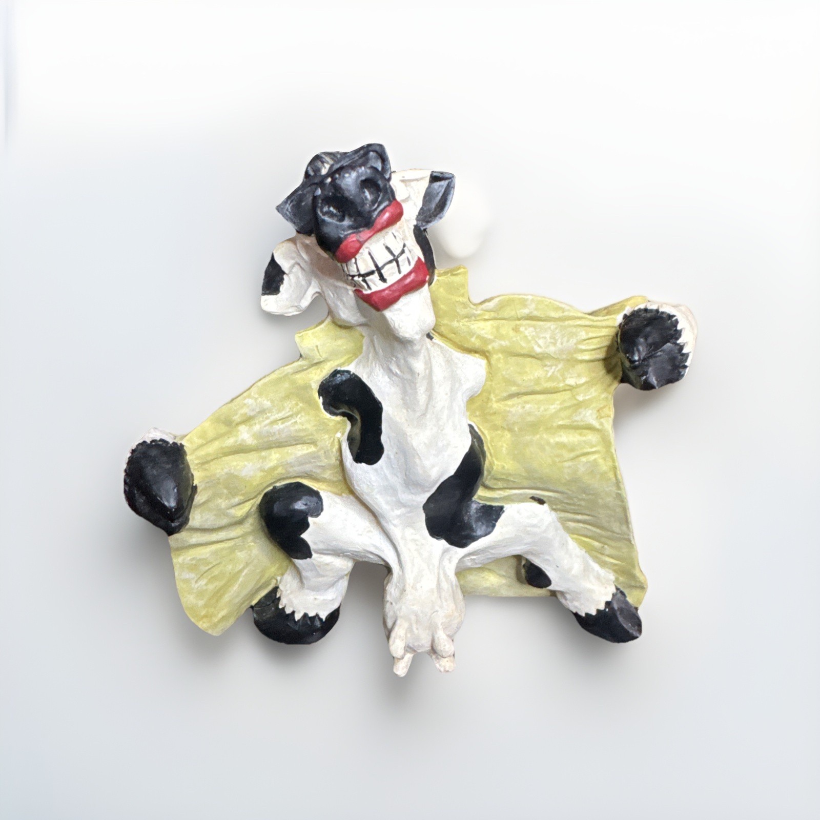Vintage Cast Art Industries The Flasher Cow Figurine 1994 Udderly Naughty Vintage Cast Art Industries The Flasher Cow Figurine 1994 Udderly Naughty
