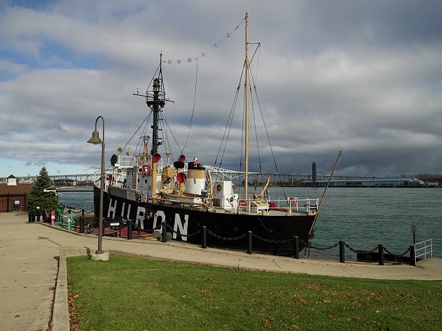 Photo:Port Huron Michigan Huron Lightship Museum 1910s Floating Lighthouse