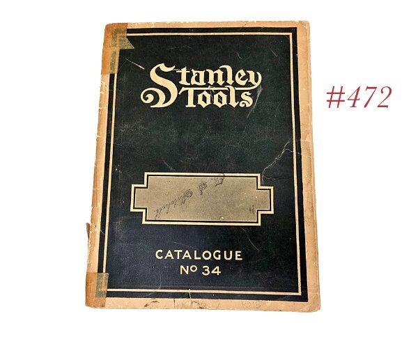 1915 Stanley Tool 34 catalog planes gauges many others