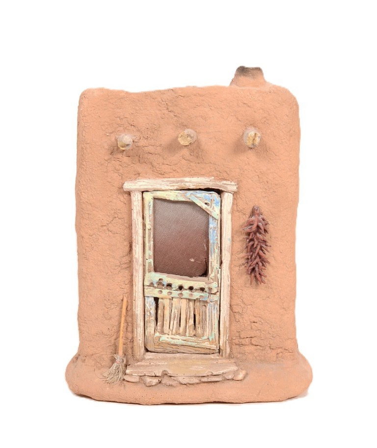 Pueblo House Sculpture By Tim Prythero 9.5\