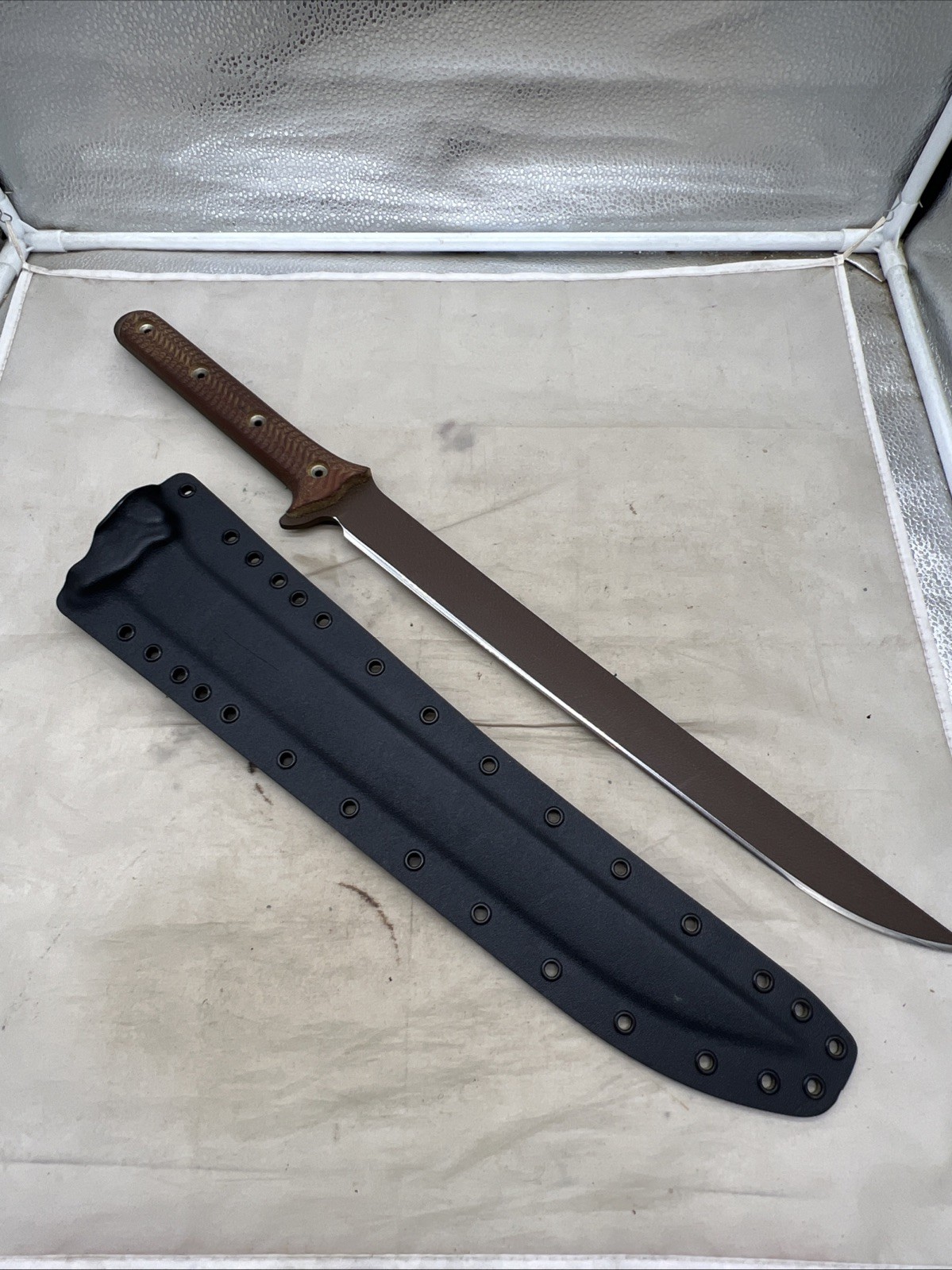 Swamp Rat Rodent Rucki Fixed Blade Knife With Sheath (JJ226