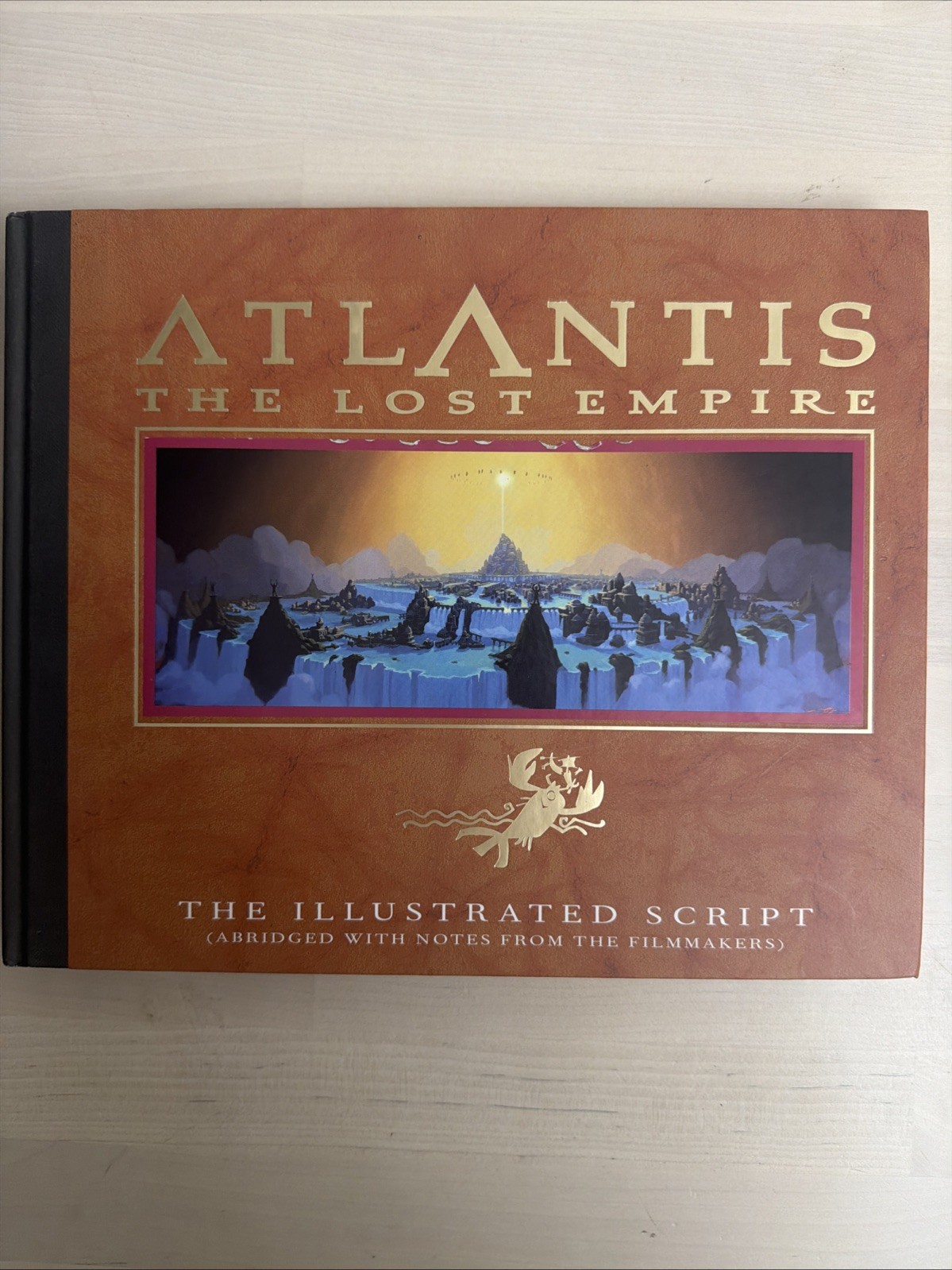 Atlantis The Lost Empire - Disney Editions Illustrated Script Rare Atlantis The Lost Empire - Disney Editions Illustrated Script Rare