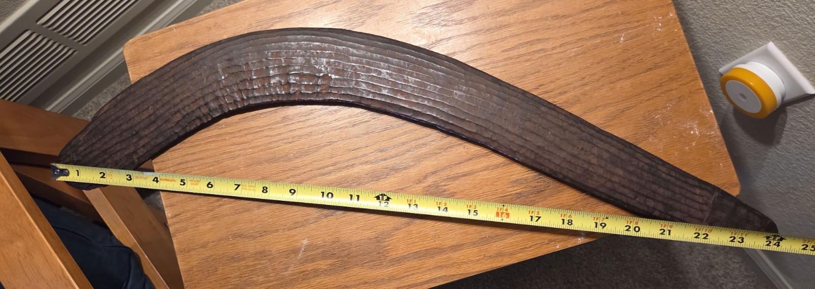 Early Australian Aboriginal Fluted Boomerang c.1930s Navy Provenance 24