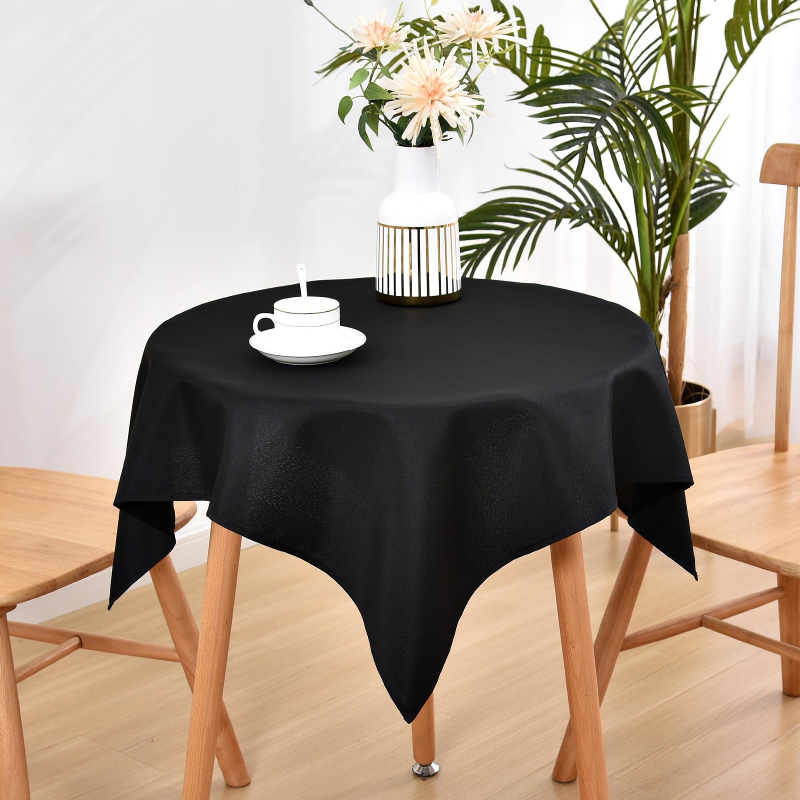 Wolkemer Small Square Tablecloth 36 x 36 Inch Washable Fabric Table Cloth Solid Wolkemer Small Square Tablecloth 36 x 36 Inch Washable Fabric Table Cloth Solid