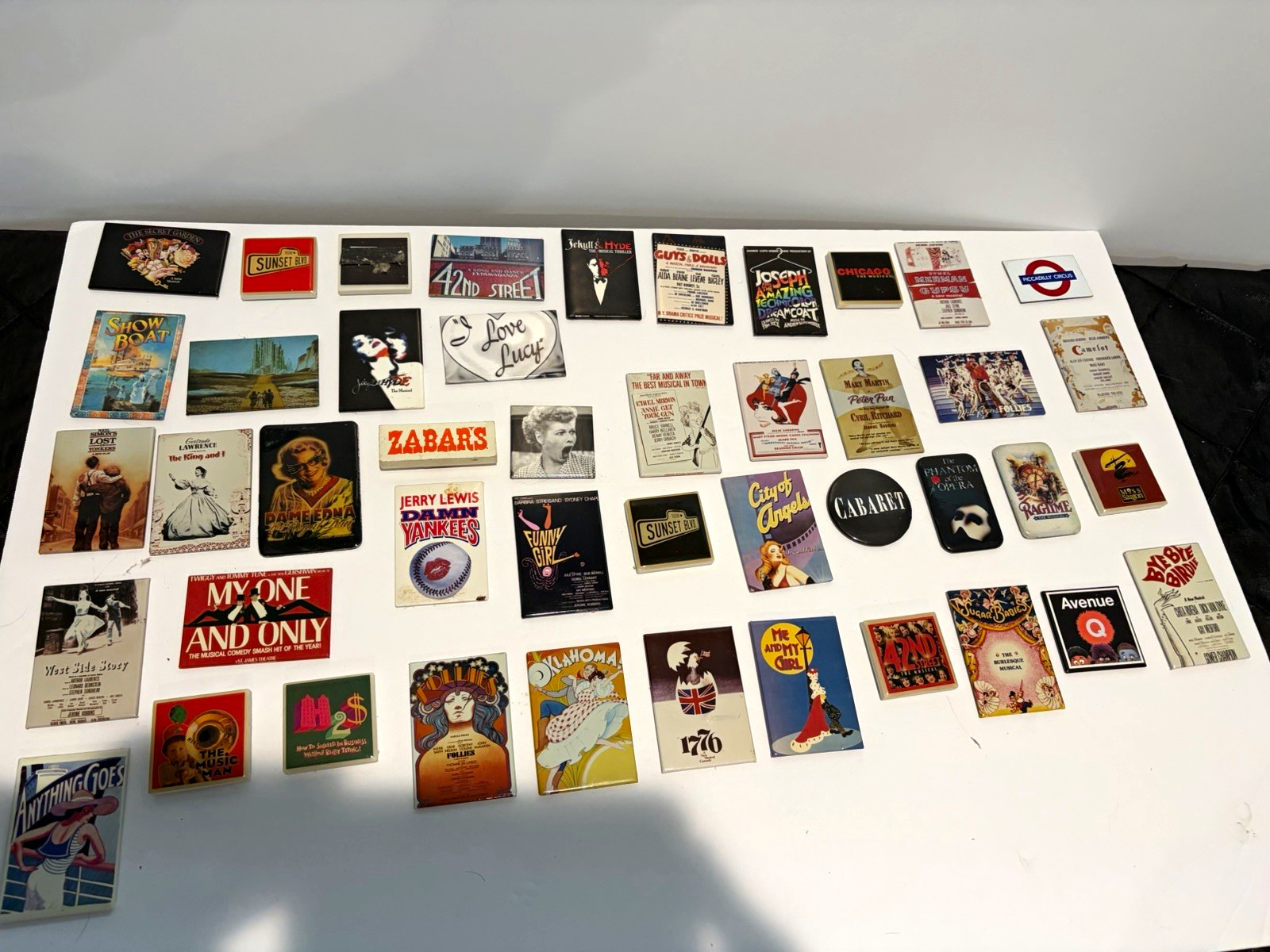 Theater Fridge Magnet Lot: I Love Lucy Lucy Ricardo, Cabaret, Piccadilly Theater Fridge Magnet Lot: I Love Lucy Lucy Ricardo, Cabaret, Piccadilly