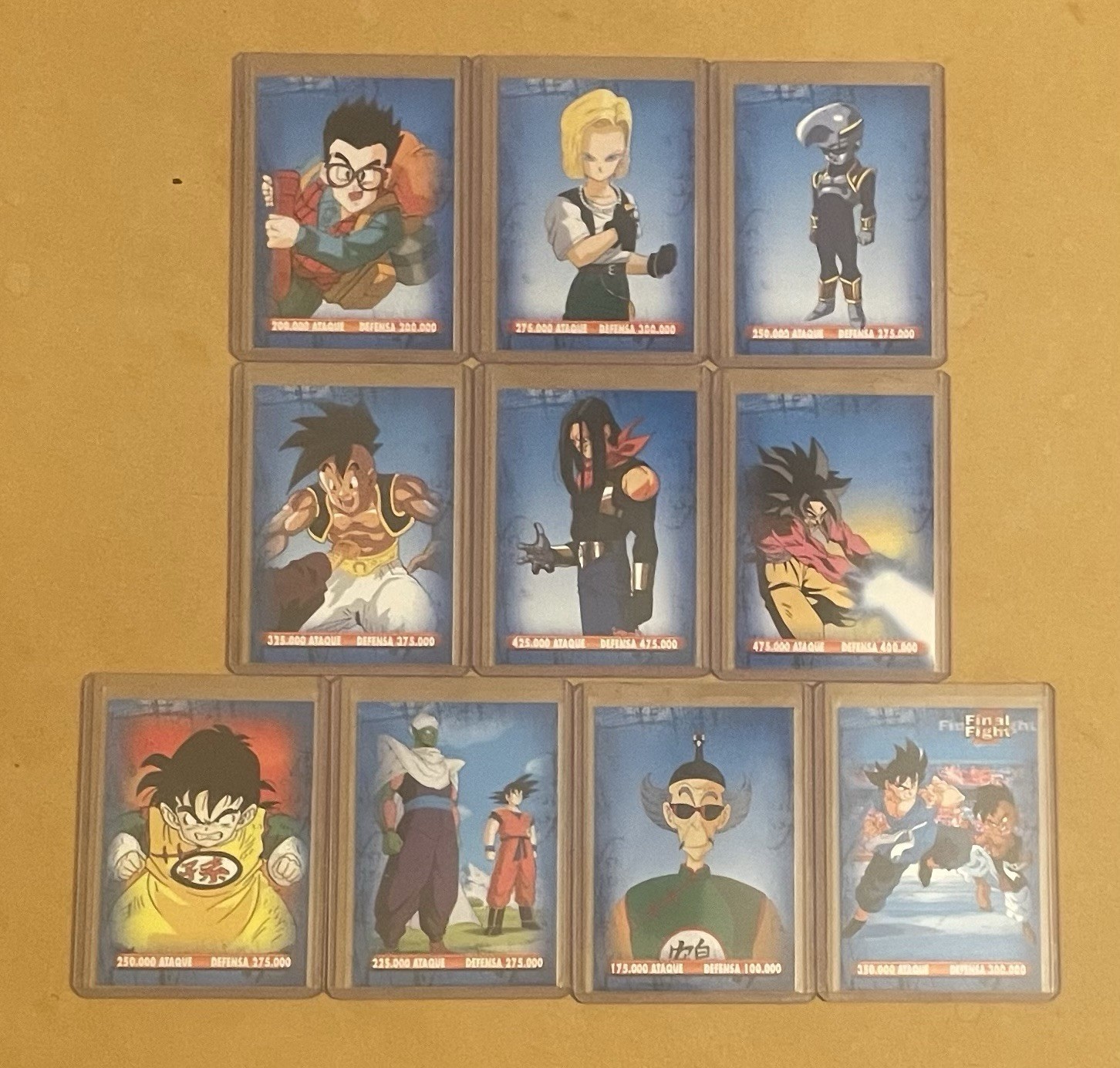 Vintage 1997 Panini Dragon Ball Anthology Power Force Lot Of 10 Cards Vintage 1997 Panini Dragon Ball Anthology Power Force Lot Of 10 Cards