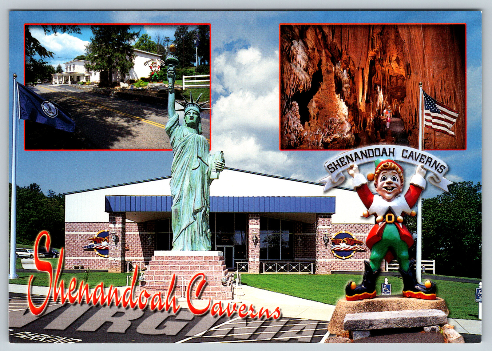 c1970s Shenandoah Caverns Multi-View Virginia Vintage Postcard