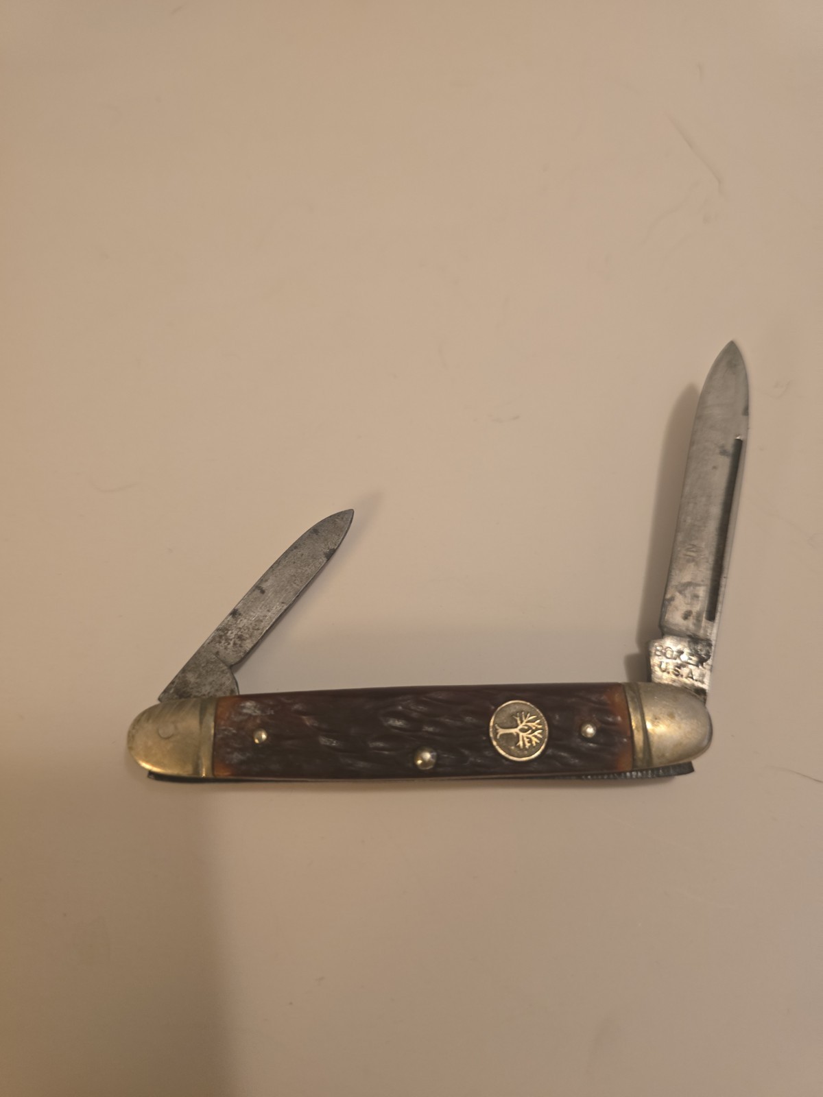 VINTAGE BOKER  USA TREE BRAND GERMANY POCKET KNIFE
