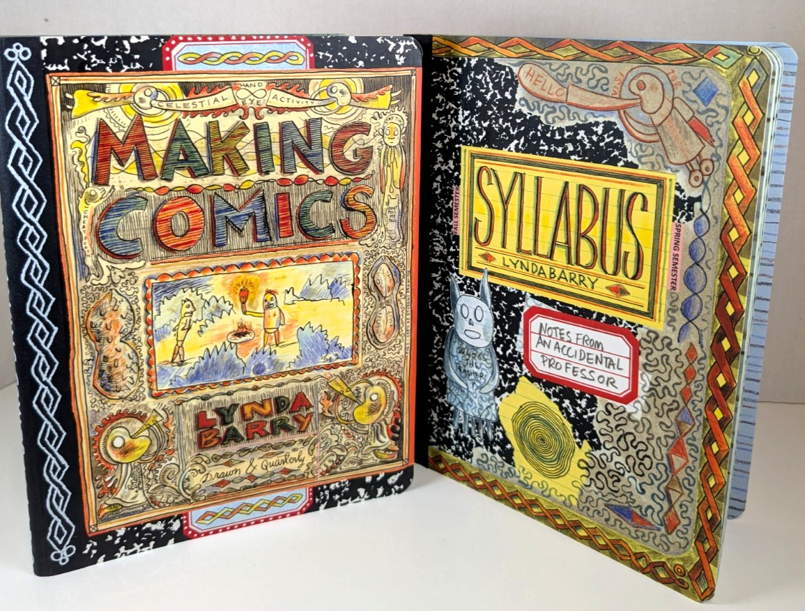 Lynda Barry Syllabus & Making Comics 2 Book Set Drawn & Quarterly Art Writing