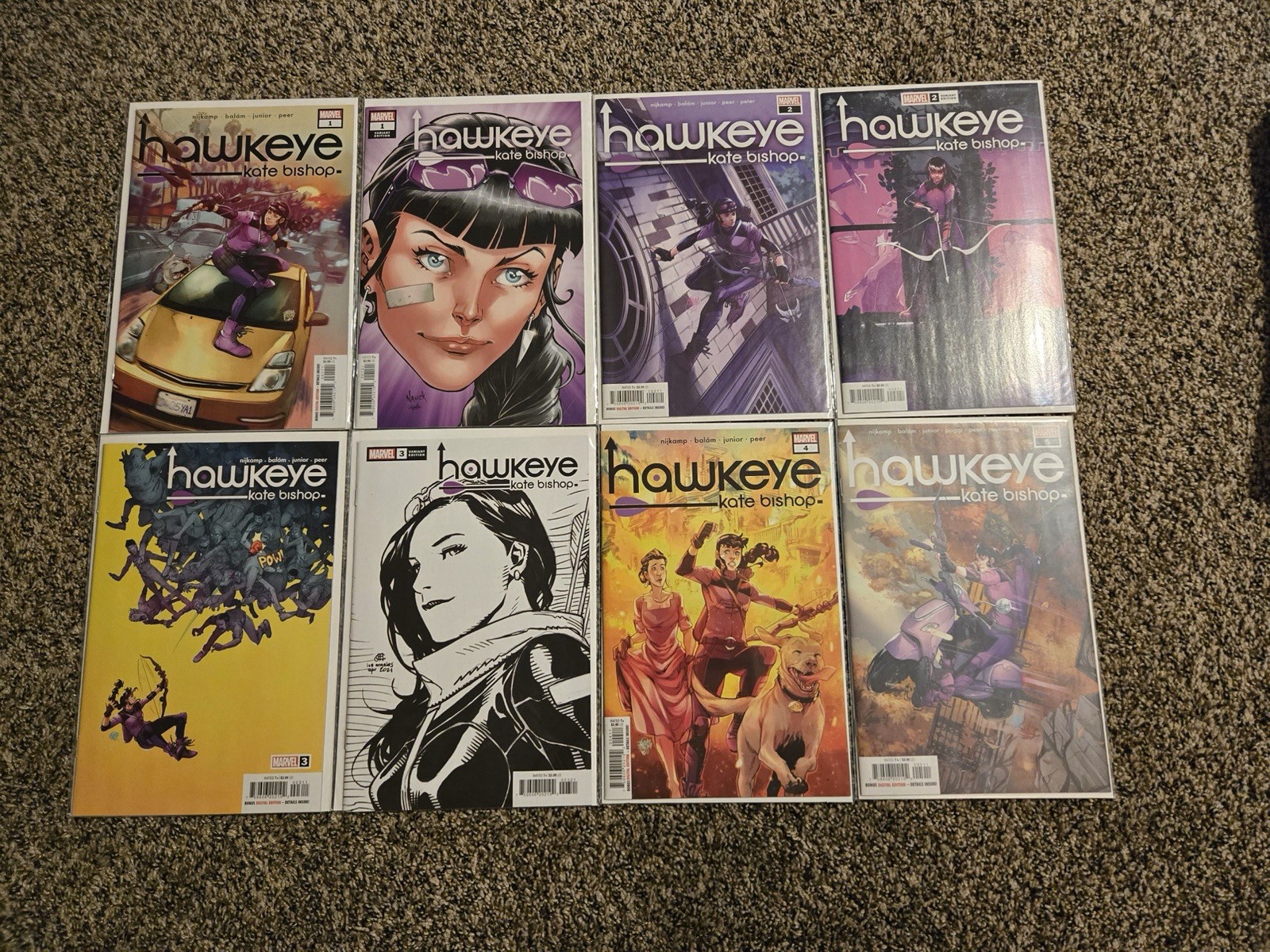 HAWKEYE: KATE BISHOP #1-5 COMPLETE + Variants Of 1-3 (2022)