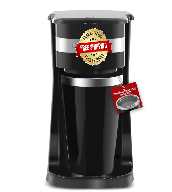 Cafetera Eléctrica Programable De Único Servicio Con Función Auto Apagado