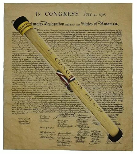 The Declaration of Independence, Authentic FULL SIZE Replica Printed on Antiqued