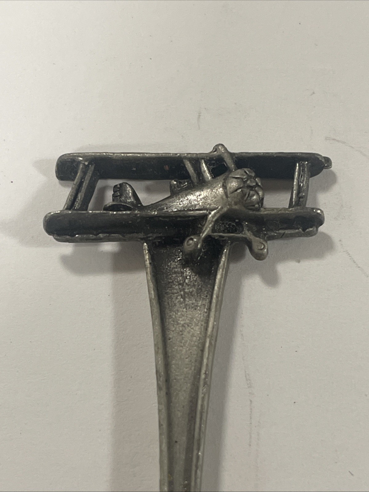 EAA Oshkosh Wisconsin Pewter Vintage Souvenir Spoon Collectible