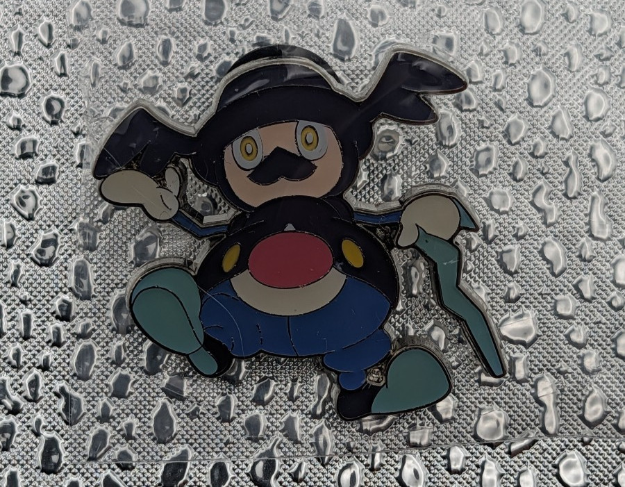 2020 POKÉMON SHINING FATES MAD PARTY GALARIAN MR RIME OFFICIAL ENAMEL PIN