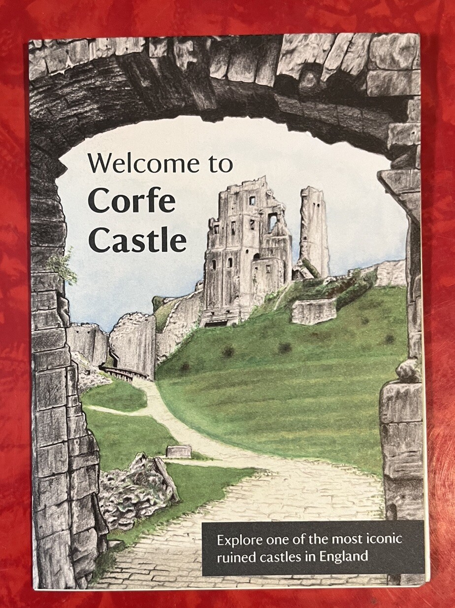 CORFE CASTLE DORSET, ENGLAND NATIONAL TRUST BROCHURE & MAP 2023