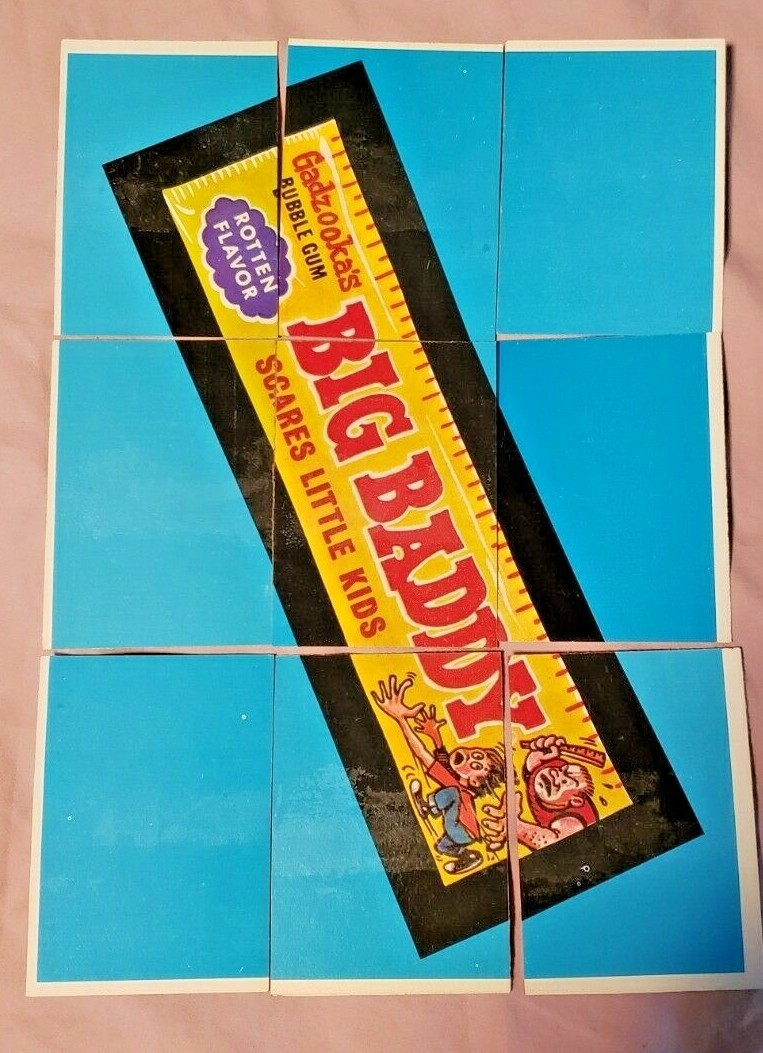 1973 1974 Topps Wacky Packages Complete Puzzle Sets (Series 5) BIG BADDY