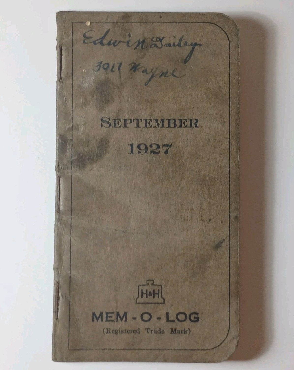 1927 Old Vintage Antique Hartford Connecticut Hart & Hegeman Mfg Co. Ledger Book