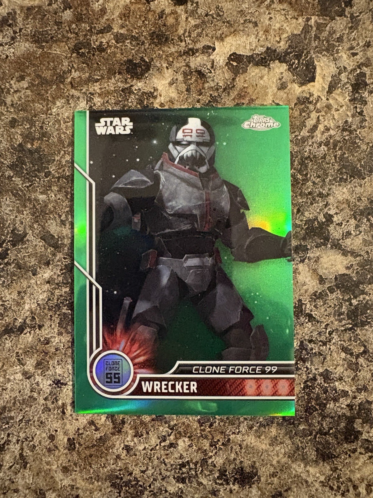 Wrecker - 2023 Topps Chrome Star Wars #82 Green Refractor /99
