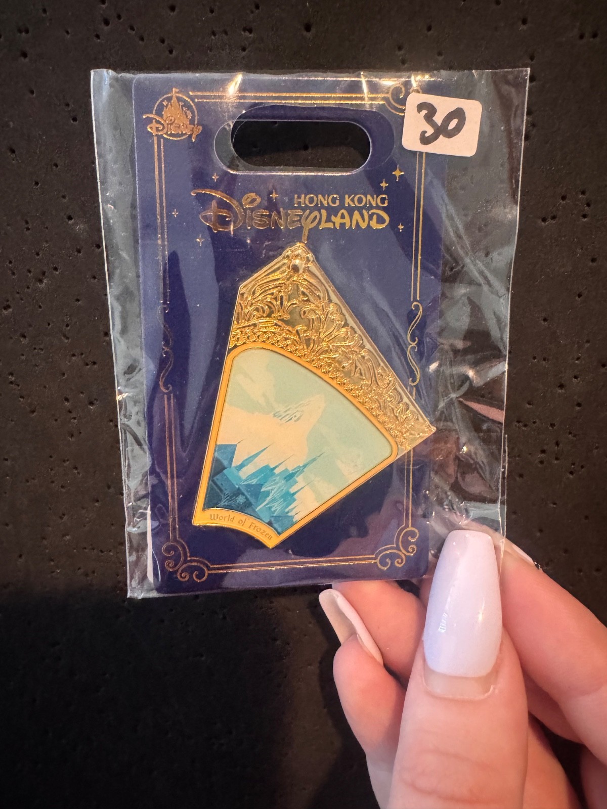 2024 HKDL Pin Redemption World of Frozen Pin