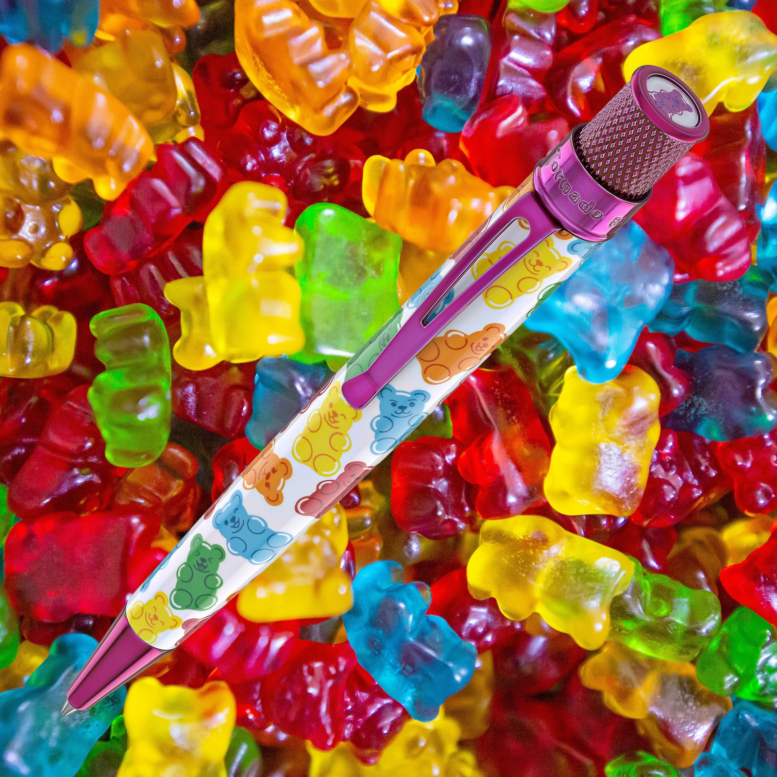 Retro 51 Tornado Rollerball Pen in Beary Sweet - NEW in Tube